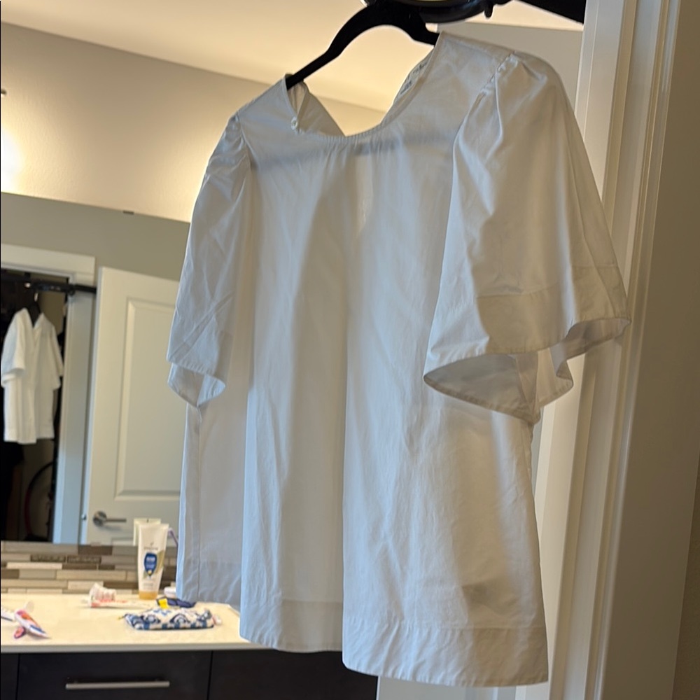 Kate Spade White Blouse Relaxed Fit